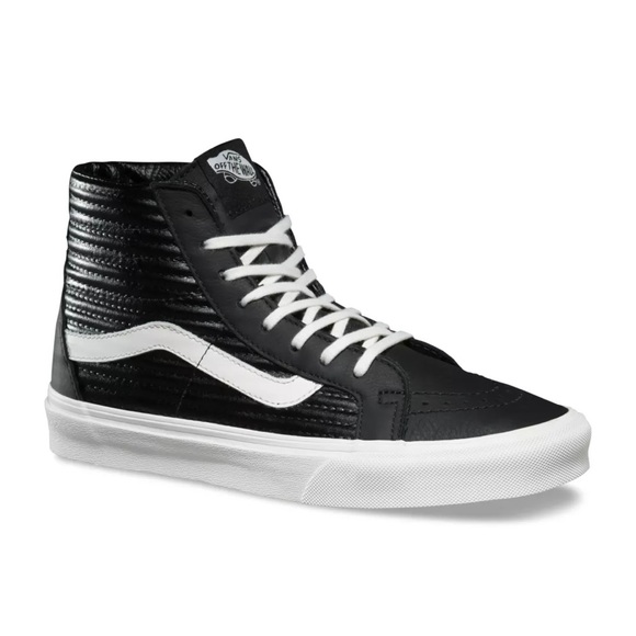 Vans Shoes - Vans The Moto Leather Sk8-Hi Reissue
